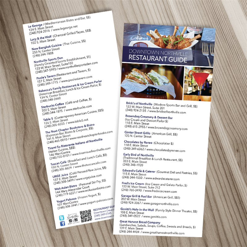 4x9 rack cards 2 sided uncoated